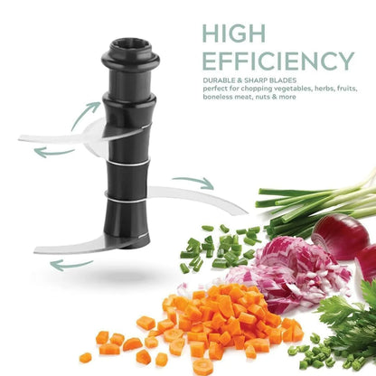 Hand-Press Vegetable And Fruit Chopper For Kitchen
